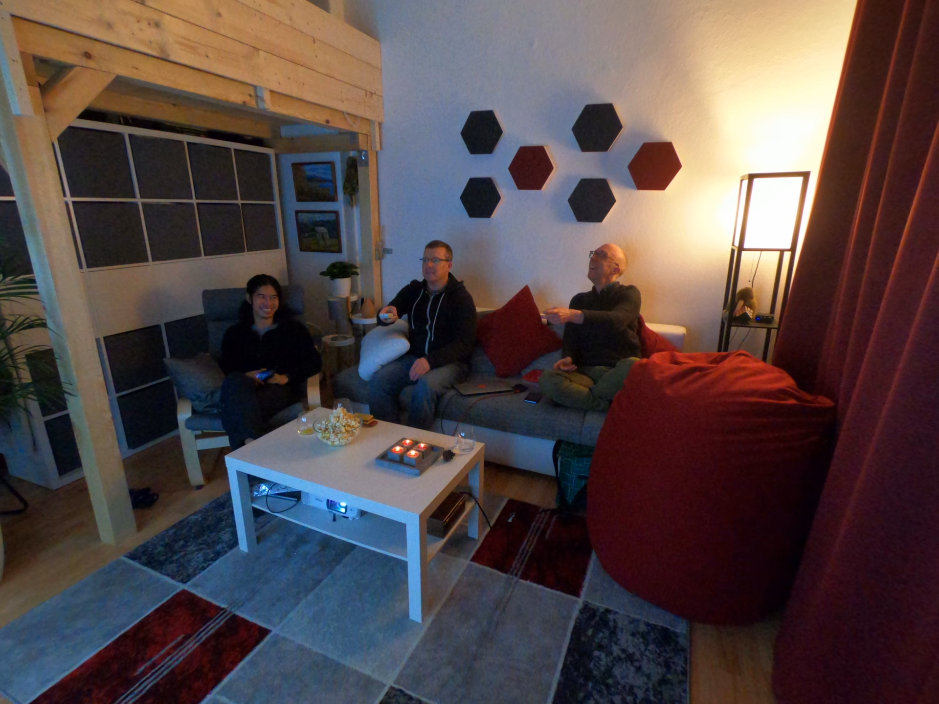 Movie night at Ryan's: Dog man photo